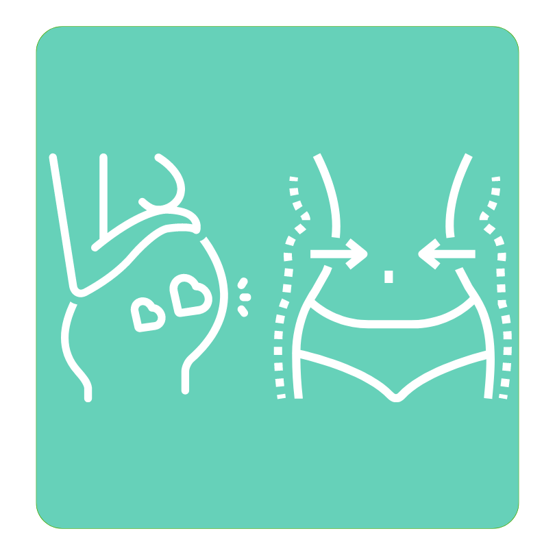 Icon Gewichtsverlust oder Schwangerschaft