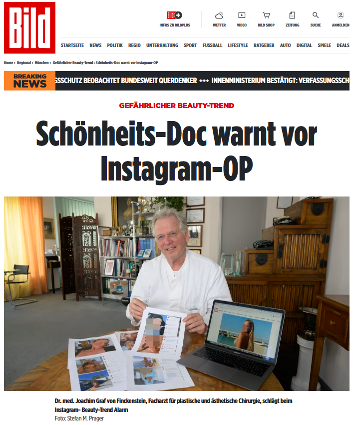 Schönheits-Doc warnt vor Instagram-OP