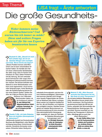 Beitrag von Dr. von Finckenstein in der Zeitschrift LISA
