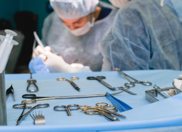 Darstellung einer Operation.