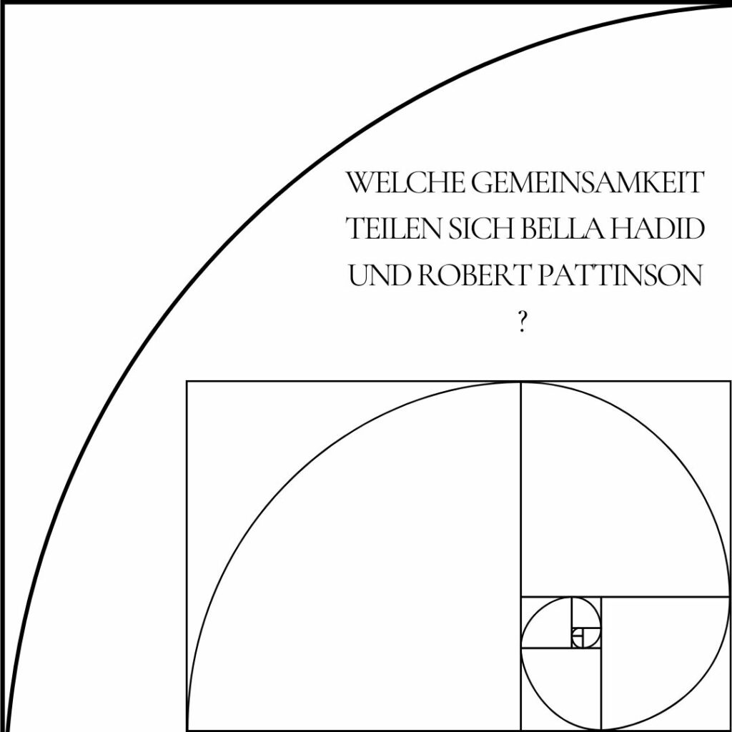 Schönheit und der Goldene Schnitt