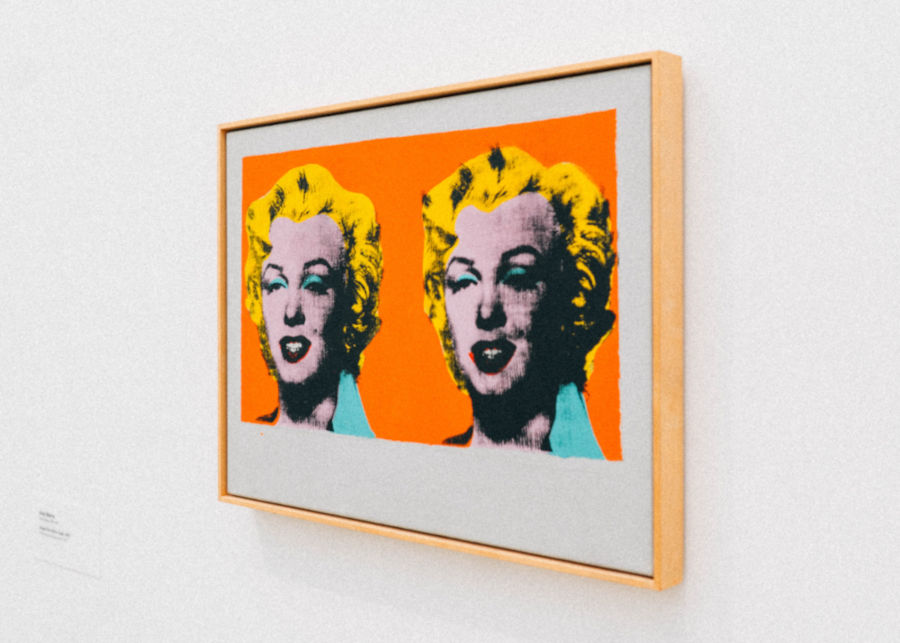 Bild von einem Bild von Marilyn Monroe